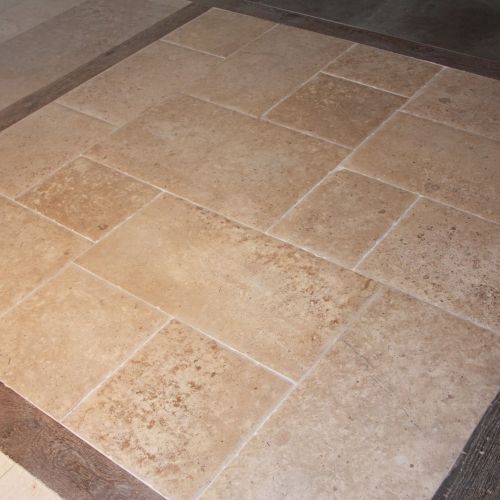 Paving in Bourgogne stone
